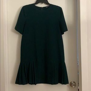 Green flowy dress